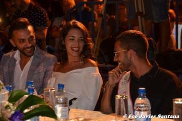 Yashyra Gonzalez y Carlos Santana, Miss y Míster de El Caracol 2018 (Foto Francisco Javier Santana)